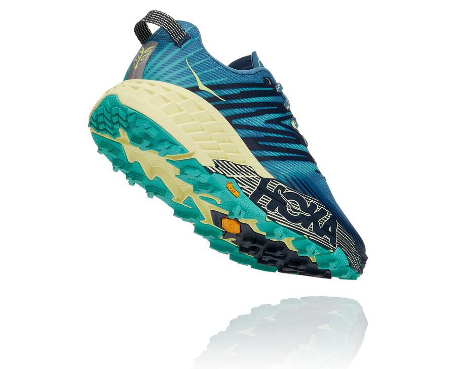 Hoka One One Trainers Womens Blue - Speedgoat 4 - 42735BVSX